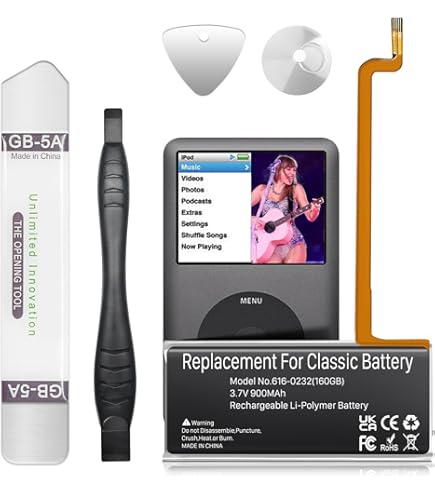 Amazon.com : iFixit Battery Compatible with iPod Video 30 GB
